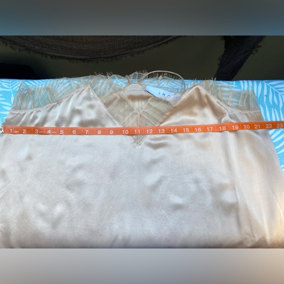 IRO Silk Berwyn Lace Camisole 44 Cream - Picture 7 of 9